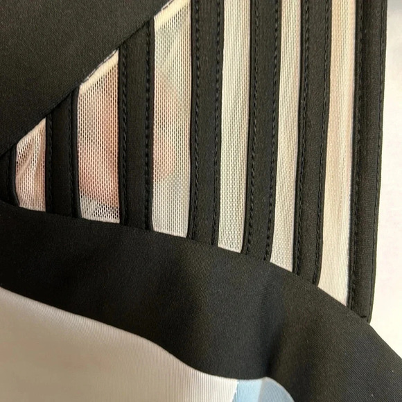 JAX dress size 6 ,NEW! fitted sleeveless geometric,flattering,mesh,geometric - Picture 7 of 13